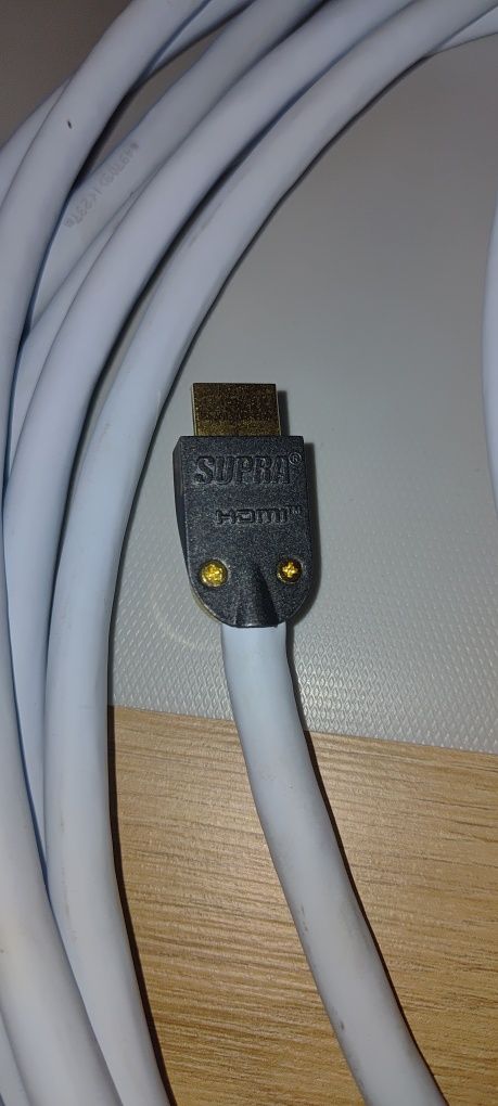 Kabel przewód hdmi supra hd5 5m do projektora konsoli