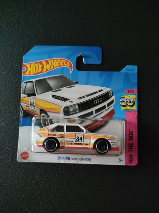 '84 Audi S1 Sport Quattro white Grupa B Hot Wheels The '80s