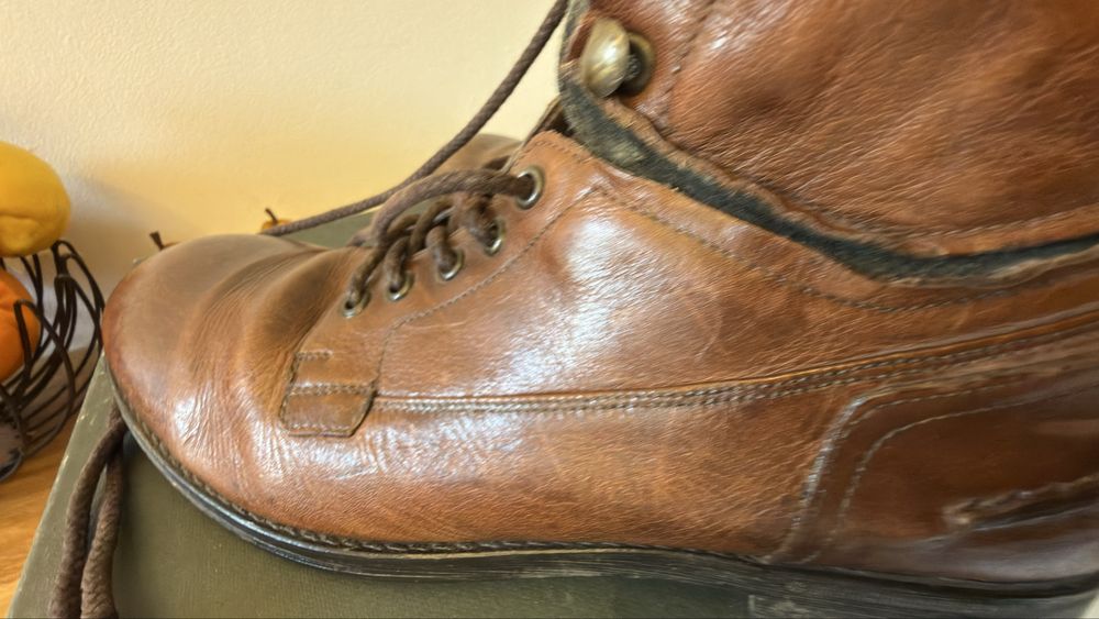 Skorzane buty 40 /25, 5 cm