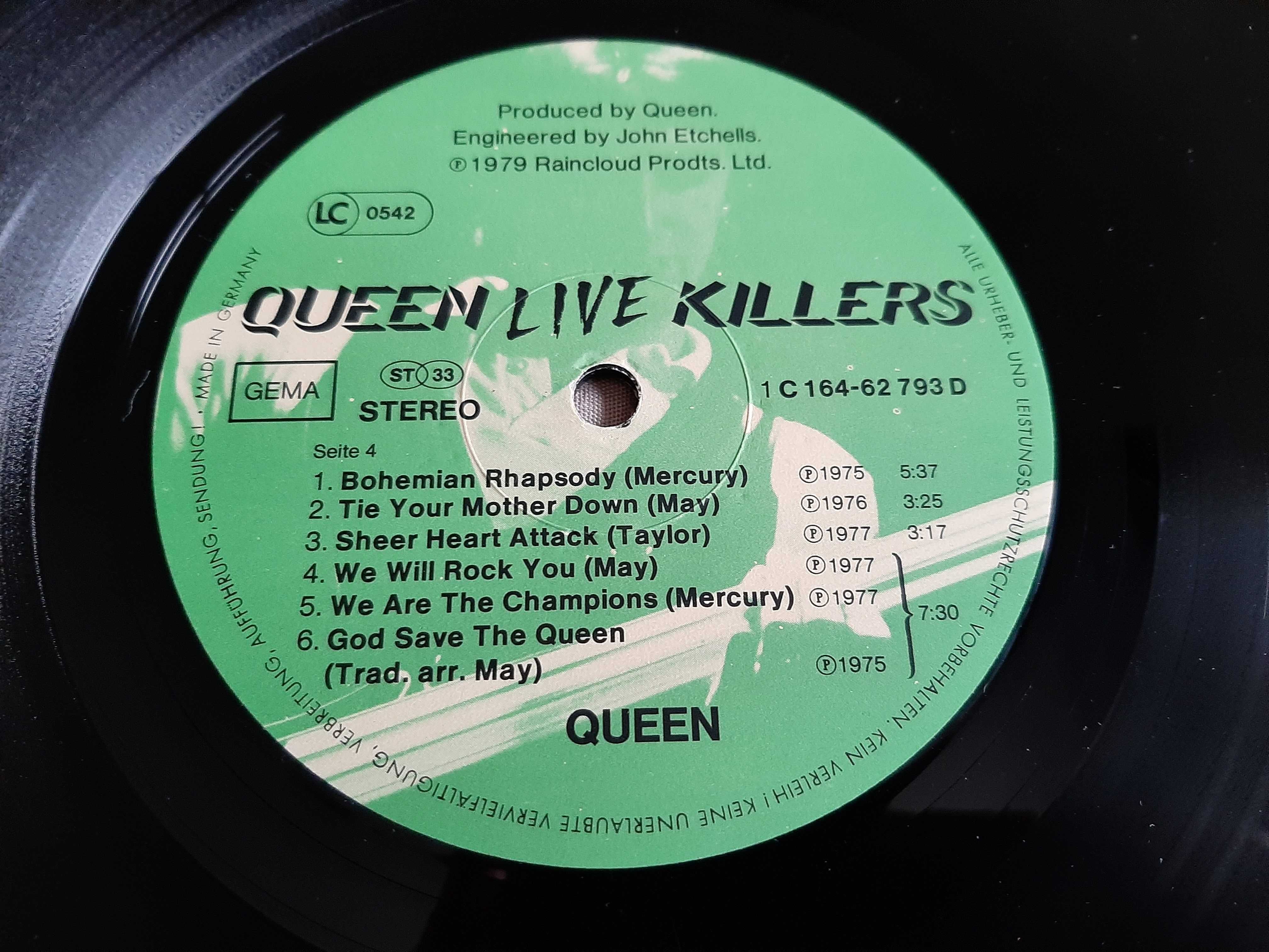 Queen - Live Killers - Germany - 2 x Vinil LP