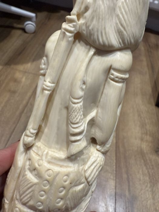 китайская статуэтка изделие фигурка сл. kоsть антиквариат бивень