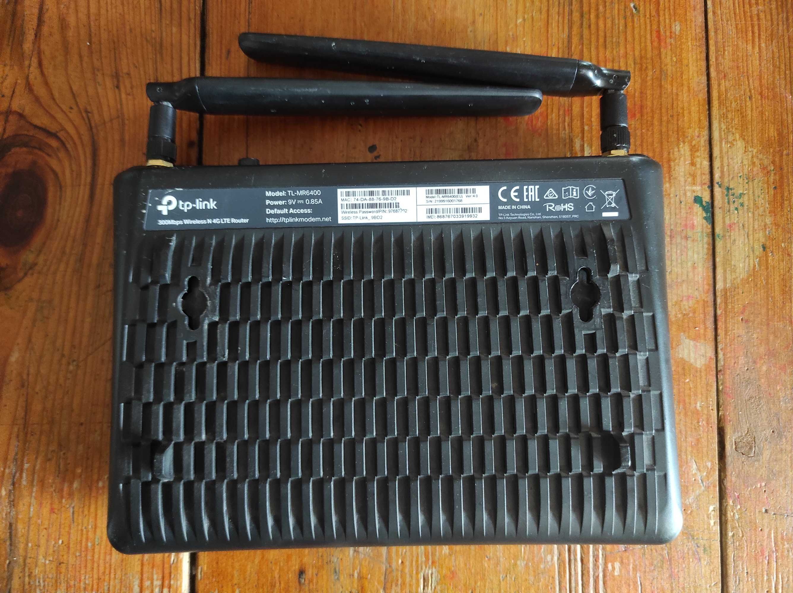 TP Link MR-6400 router z portem na karty sim