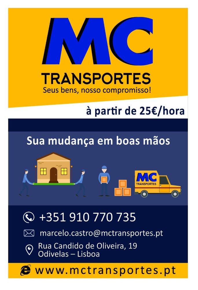 Mudanças e transportes nacionais e internacionais