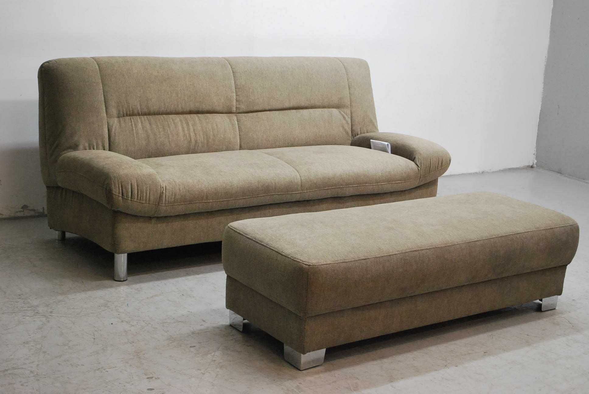 OJK nowa sofa 3os + wielka pufa