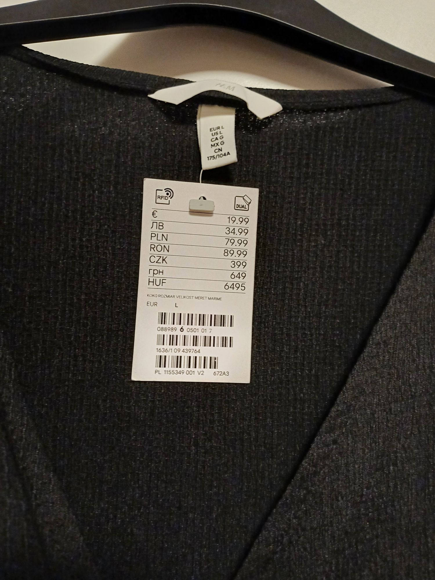 Sukienka H&M nowa r.L zakładana