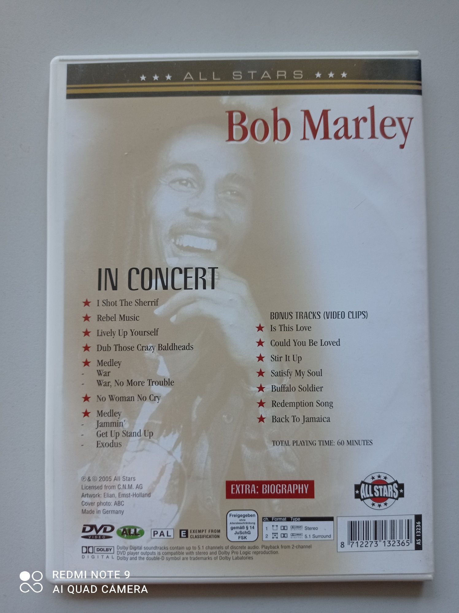 Bob Marley Could you be loved DVD