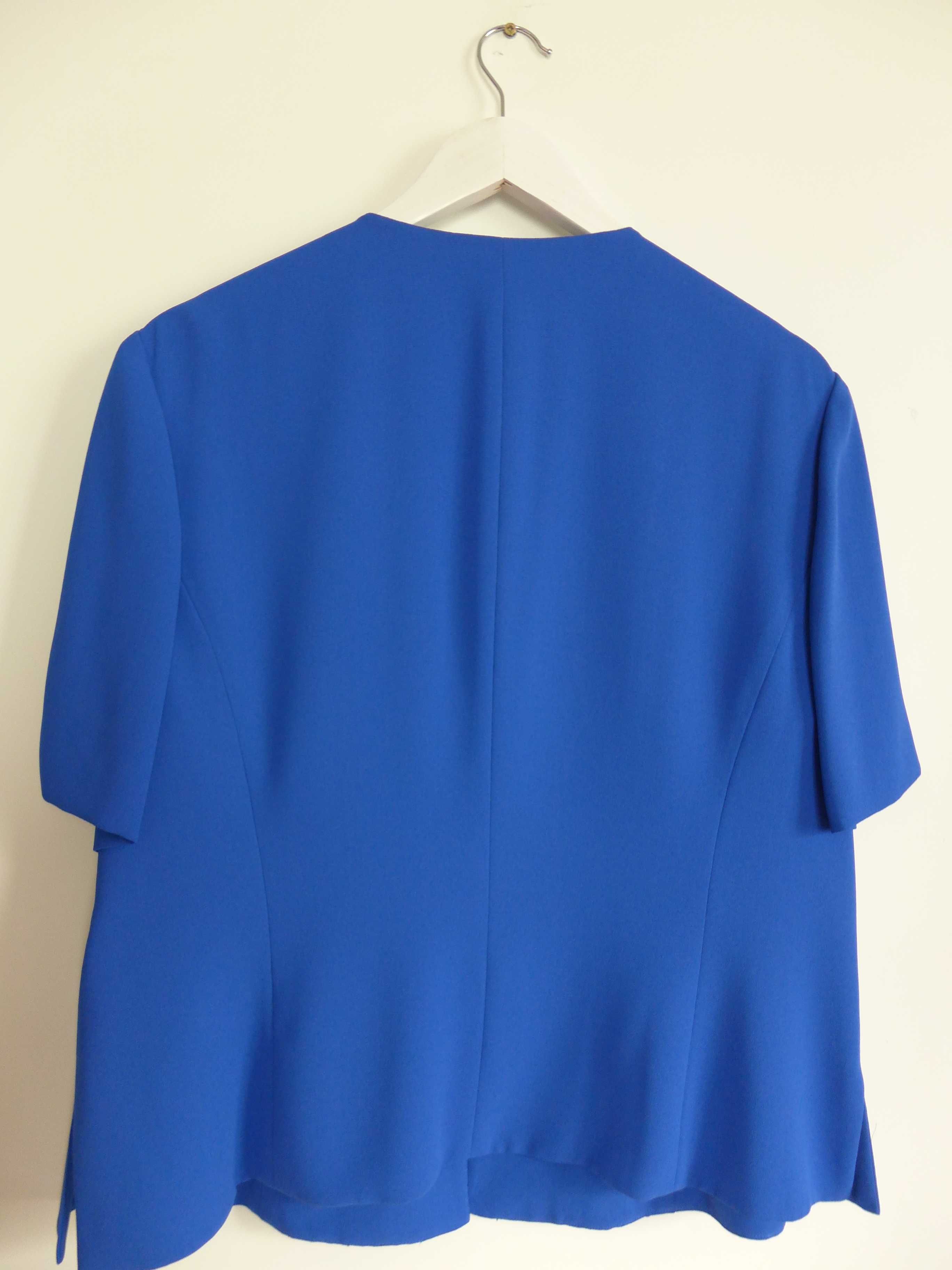 LUKSUS garsonka 3 części marynarka bluzka spódnica 48 22 3XL 4XL XXXL