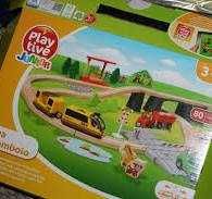 Pista de comboio em madeira Play Tive Junior