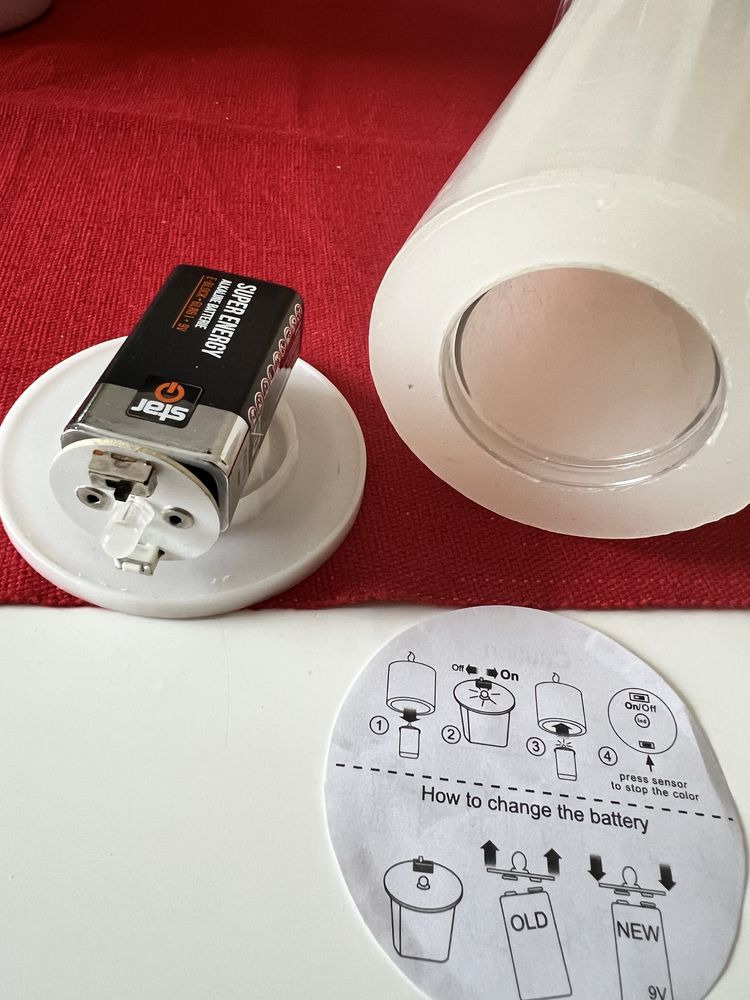 Philips magiczna swieca woskowa zmieniajaca kolor *Bateria w komplecie