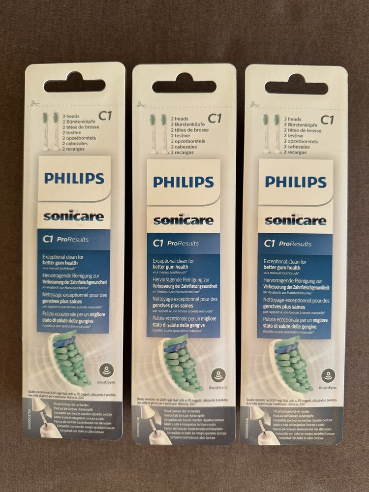 Philips sonicare C1 W2 Sensitive упаковки 2 шт. Оригінал