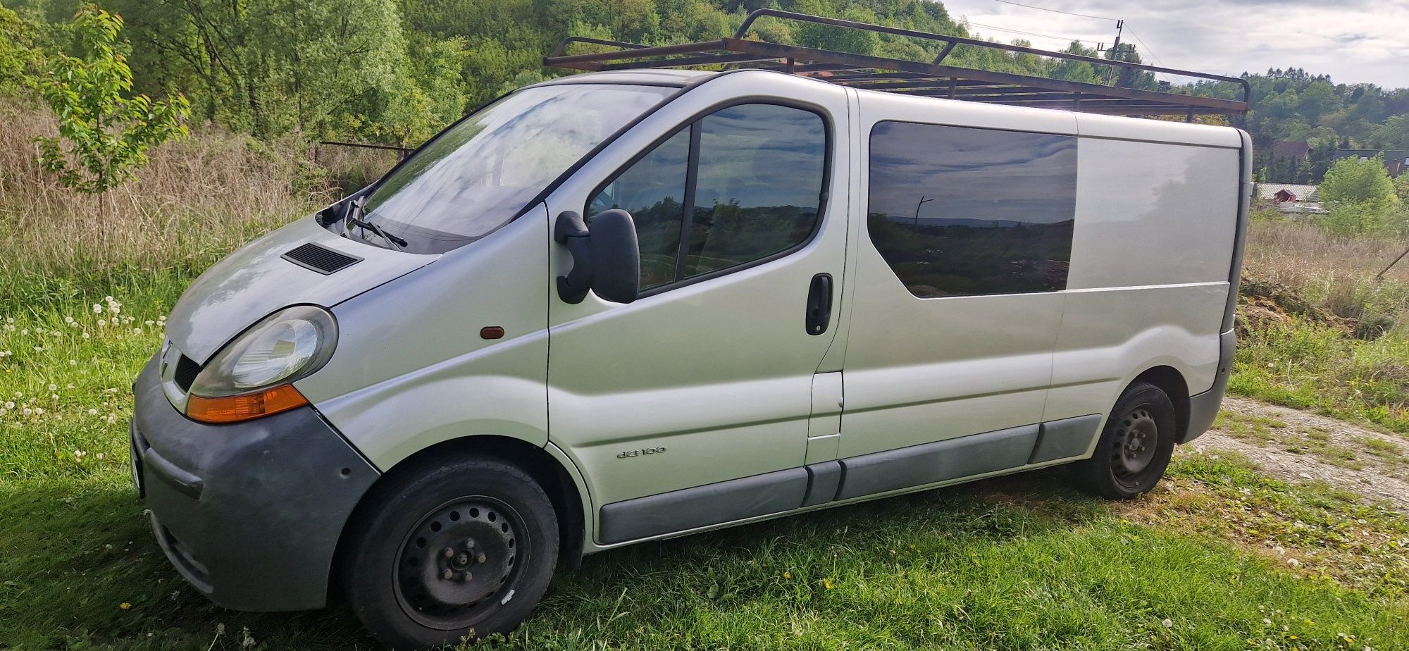 Renault Trafic Long brygadówka 6 osób Klima bagażnik