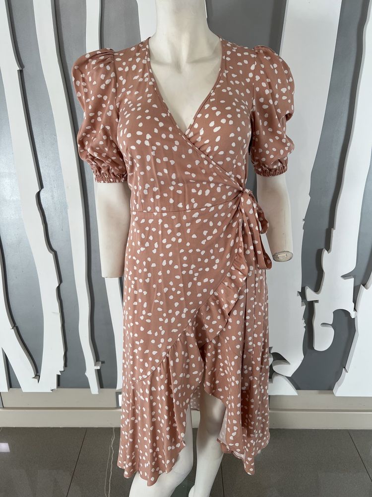 Laurella Sukienka Milano White Dots S 36
