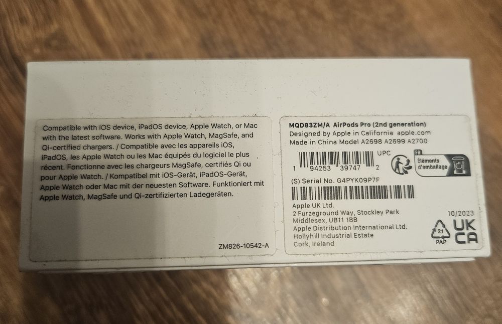 Słuchawki  Airpods pro 2 uszkodzone