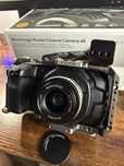Kamera Blackmagic pocket 4k / klatka tilta, TTartisan 23mm F1.4