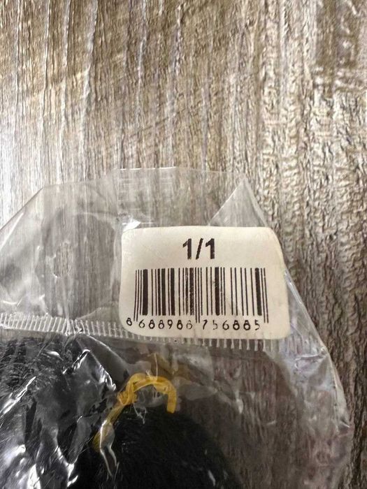 Канекалон jumbo braid № 1/1 черный 60 см