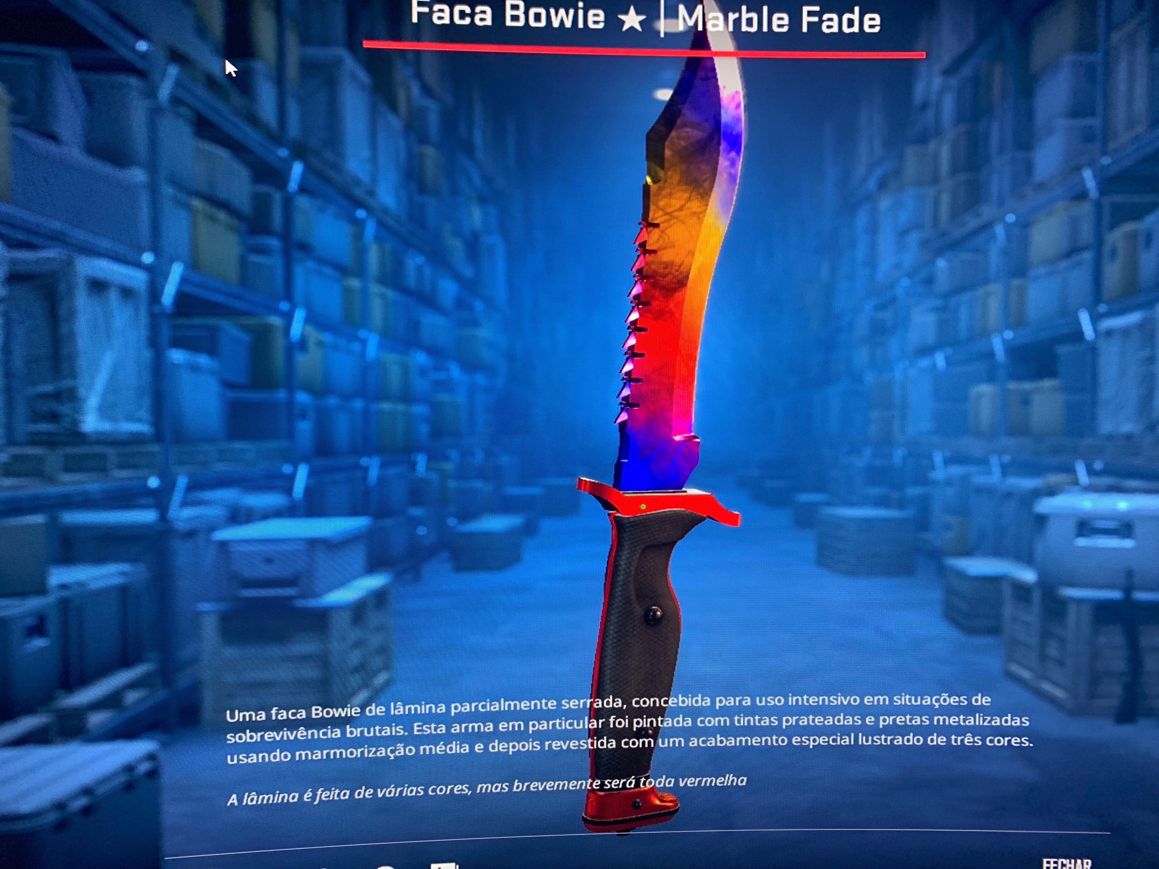 Faca Csgo2 negociável