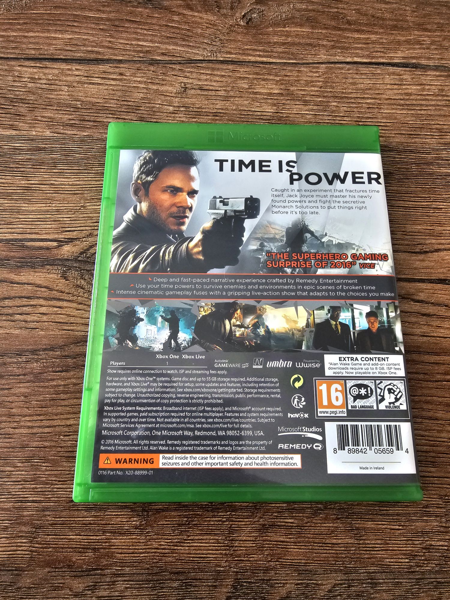 Quantum Break Xbox One Xbox Series X gra jak nowa