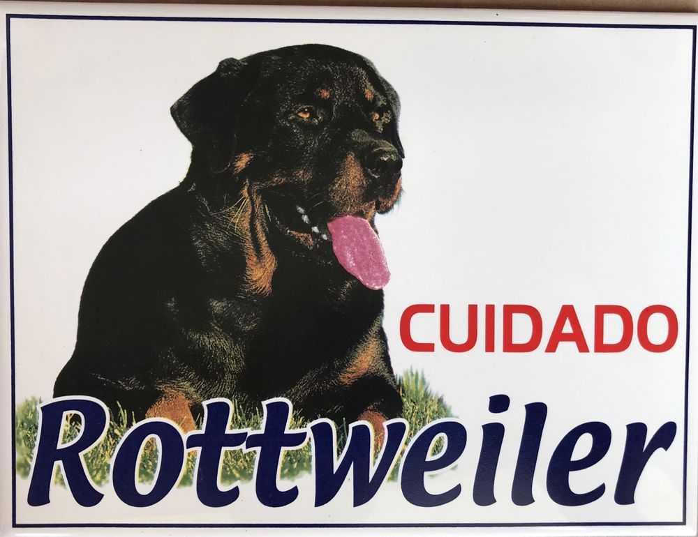 Azulejo cuidado com o cão