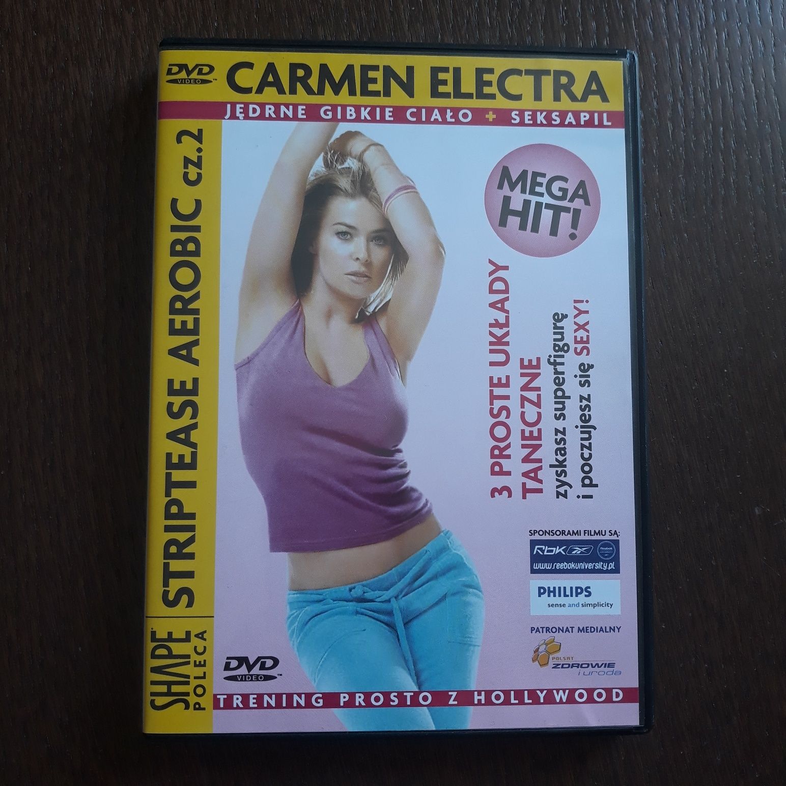 Striptease Aerobic Carmen Electra trening z Hollywood, uklady taneczne