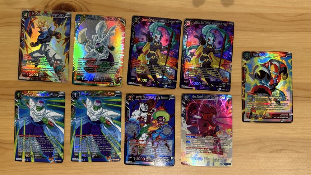 Karty Dragon Ball BT17 (rare holo)