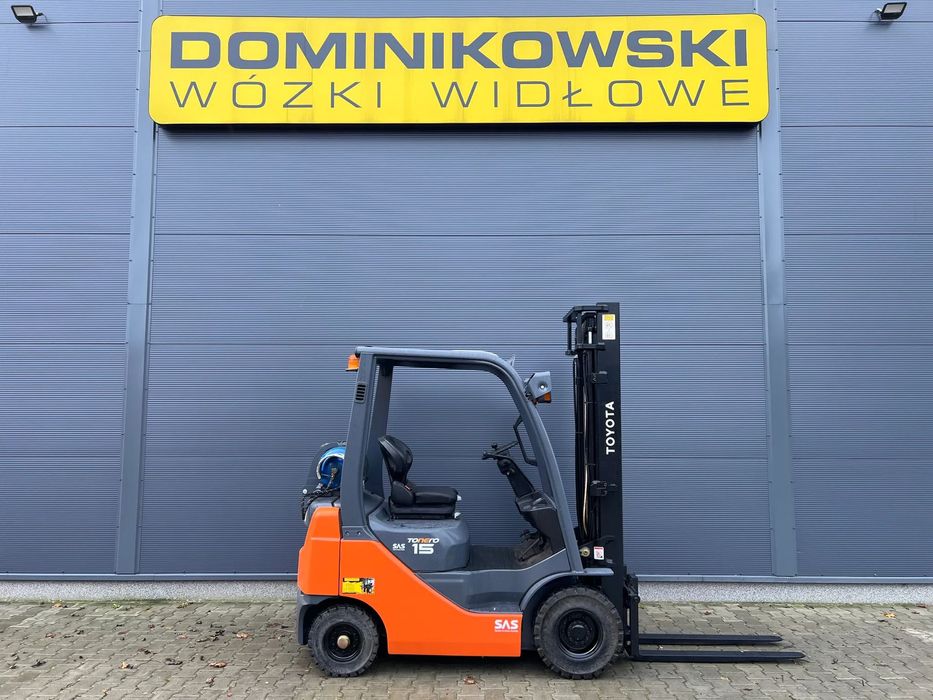 Toyota 02-8FGF15  wózek widłowy 2011R. LPG duplex WYNAJEM SPRZEDAŻ SERWIS