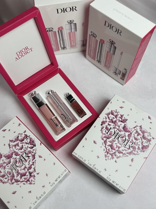Набір Dior подарунковий блиск Dior 001 бальзам 001