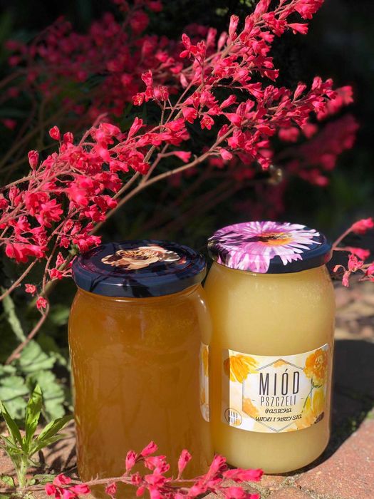 Miód wielokwiatowy , faceliowy 2024r 0,9 L- 1,25 kg netto