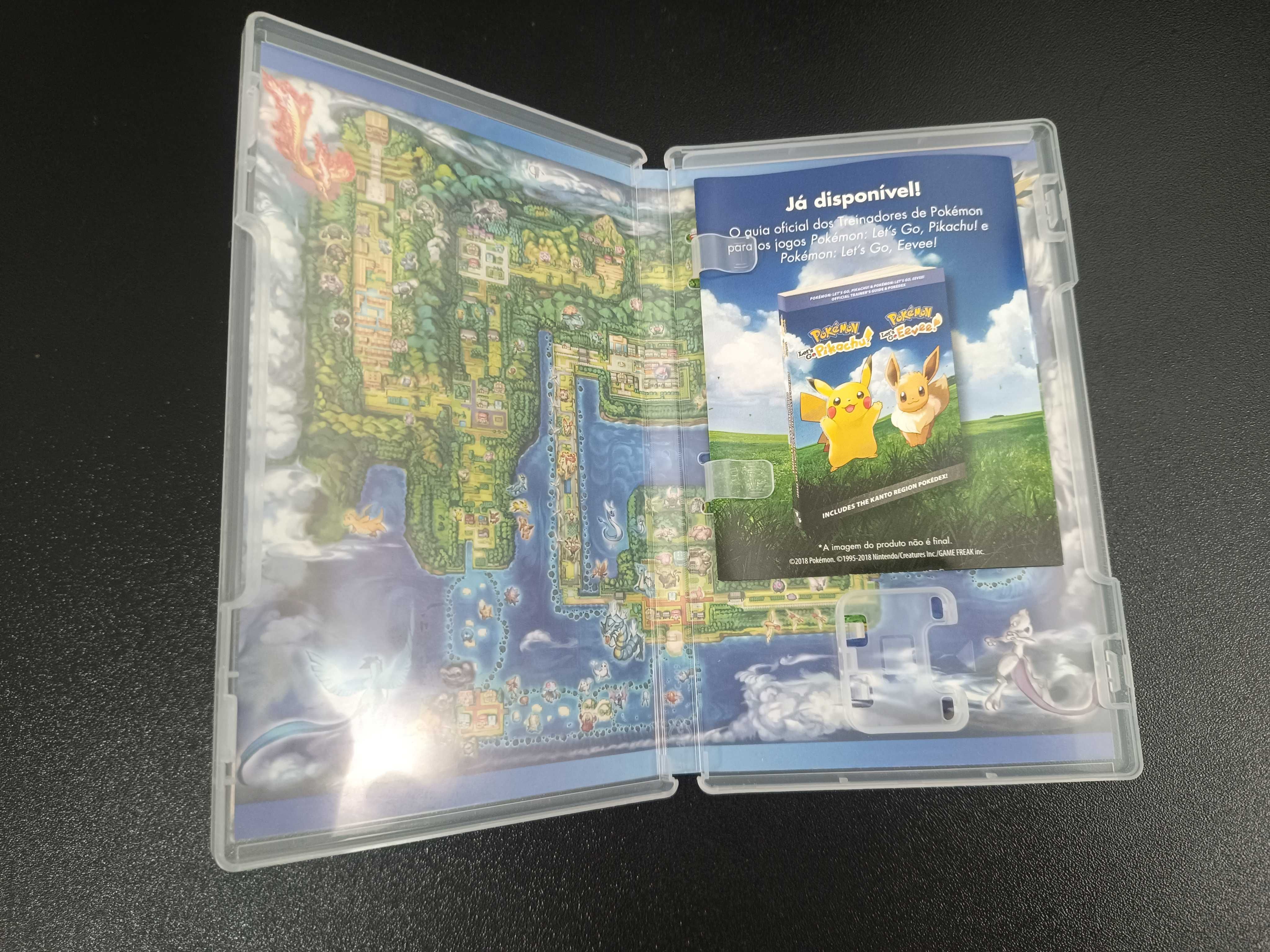 Capa do jogo Pokémon Let’s Go Pikachu