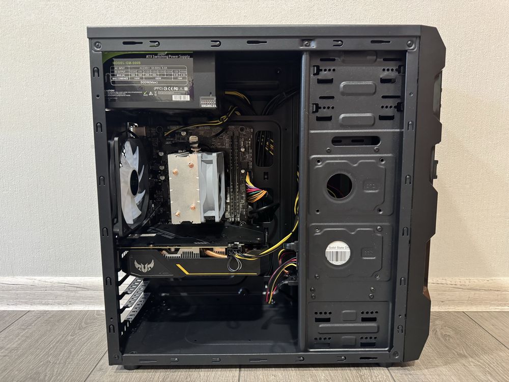 Ігровий ПК. GTX1660Ti, 32Gb, i3 10100F, SSD512, HDD500, налаштований.