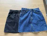 2 spodniczki jeansowe