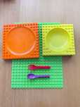 Zestaw naczyń LEGO typu duplo dla dziecka