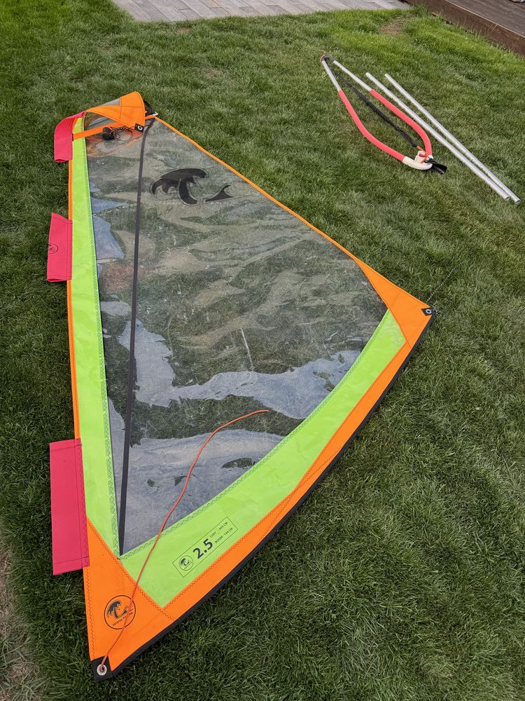 Żagiel windsurfing pędnik dla dzici 2.5 komplet dzieciecy do nauki