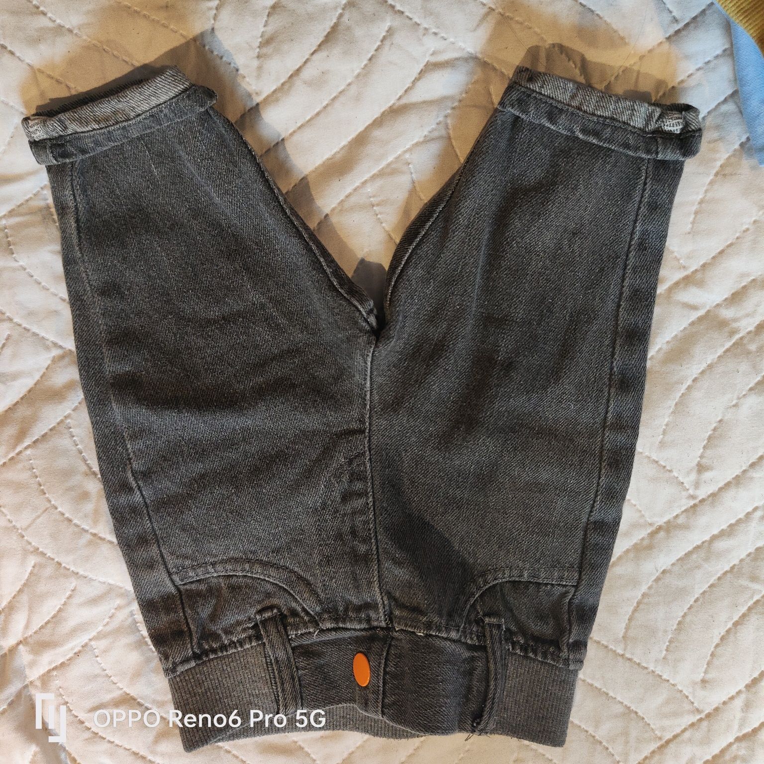 Spodnie jeansowe 0-3 M chłopięce