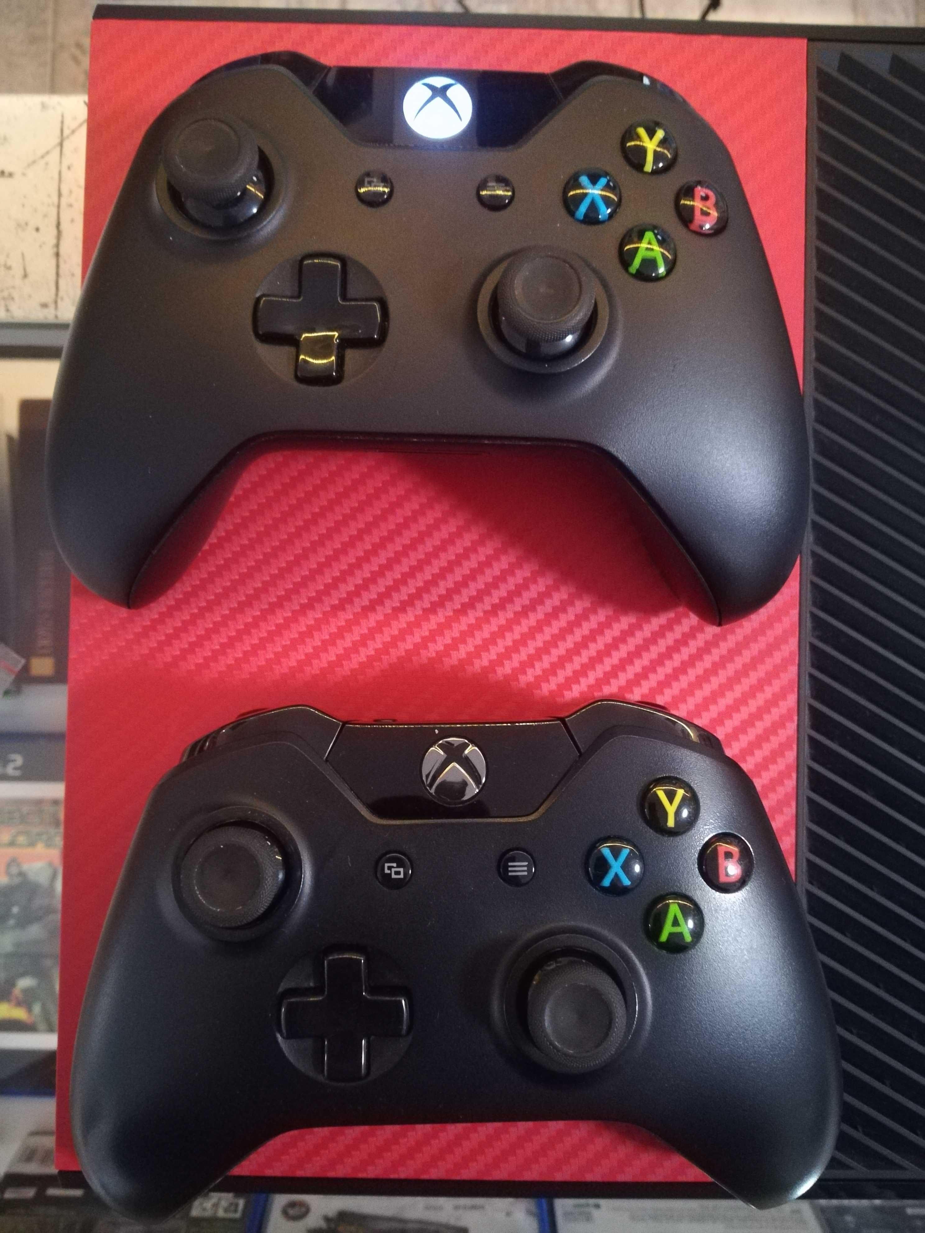 Konsola Xbox one czerwona zestaw z padem i okablowaniem + wymianna