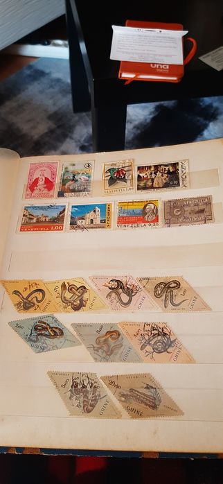 Álbum de selos Antigos