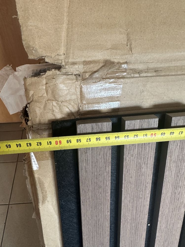 Акустичні стінові панелі  з дерев’яним шпоном 6 шт 600х1200