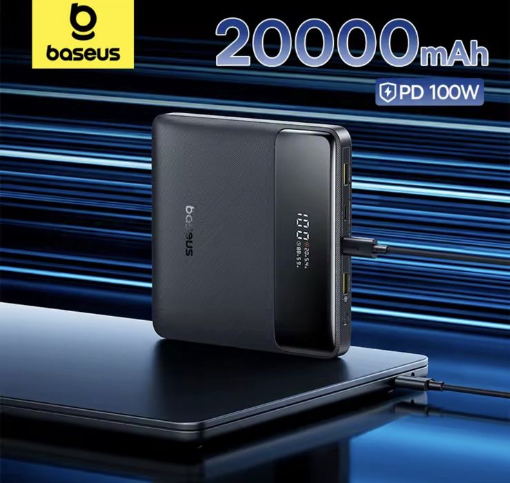 УМБ Baseus Blade Digital Display 20000mAh 100W 5A з технологією QC4.0+