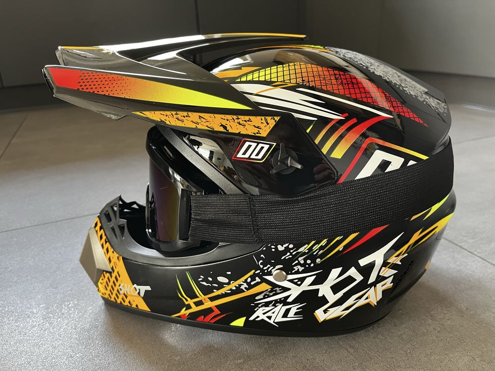 Kask rowerowy Fullface cross enduro atv quad MTB nowy rozmiar L