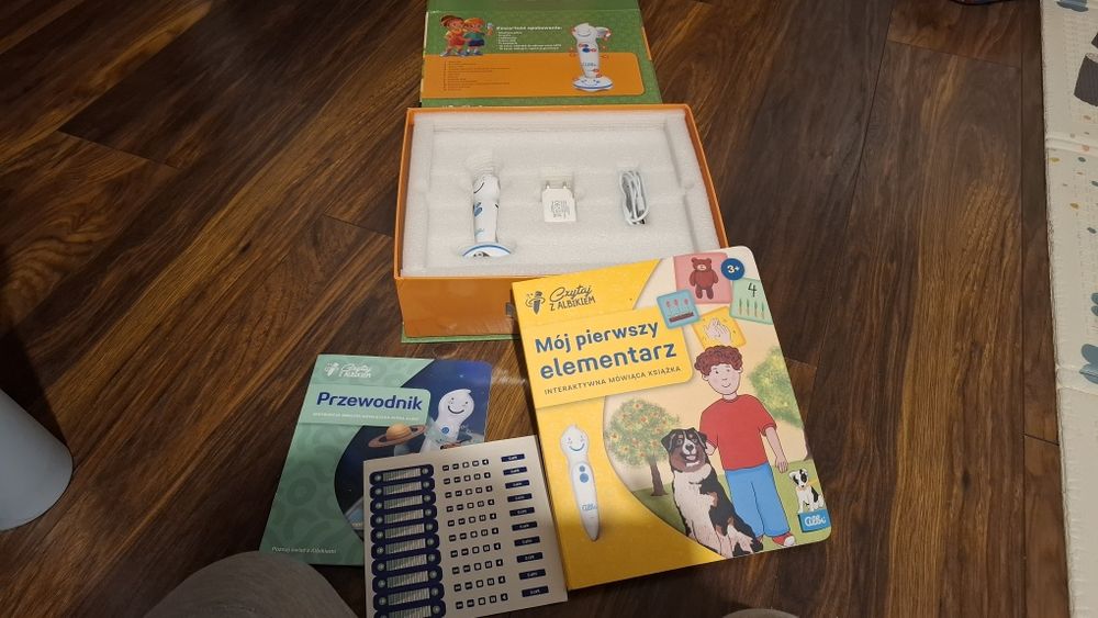 Albik pióro zestaw MÓJ pierwszy elementarz czytaj z albikiem