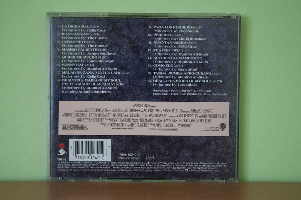 Płyta CD muzyka z filmu The Mambo Kings