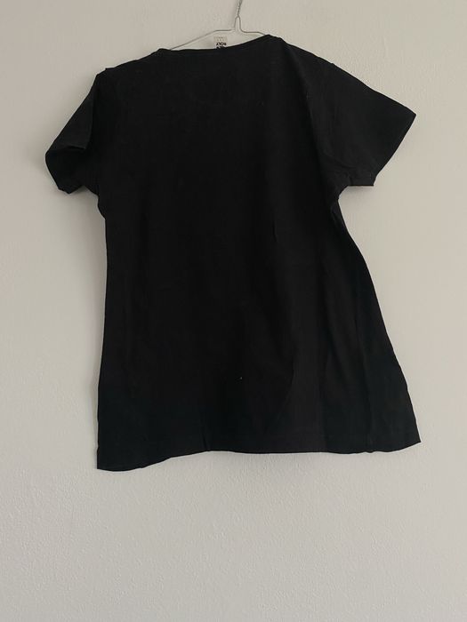 Czarna koszulka z nadrukiem Adidas, t-shirt, podkoszulek rozmiar M