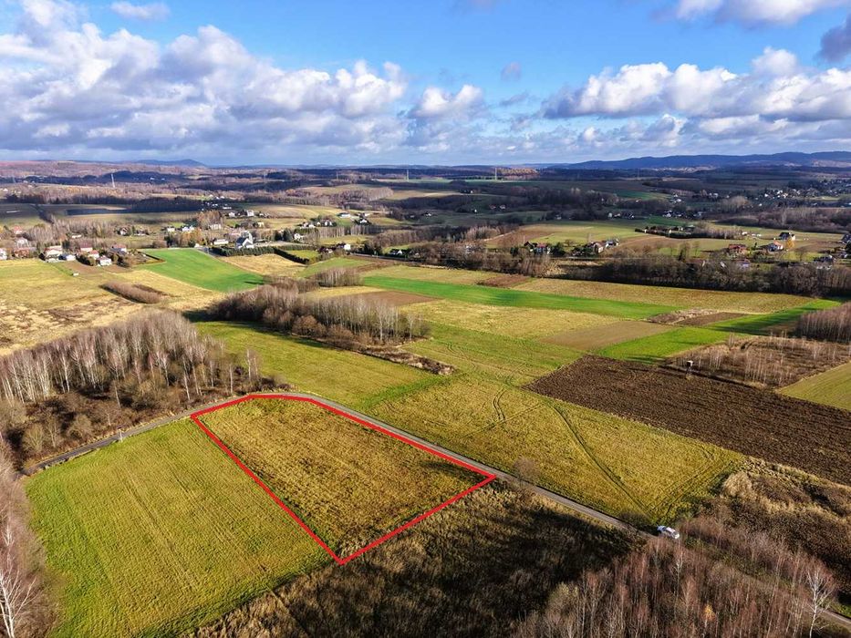 Widokowa działka 41 ar Sieklówka