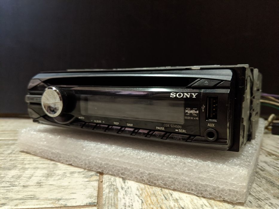 Sony CDX-GT450U, автомагнитола, магнитола.