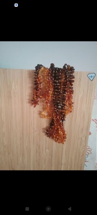 Korale z bursztynu 2m
