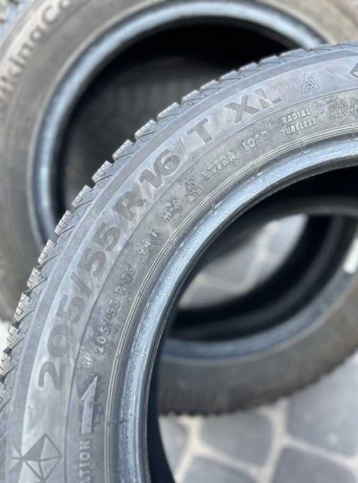Шини зимові майже нові 205/55 R16 Continental VikingContact7 8+mm