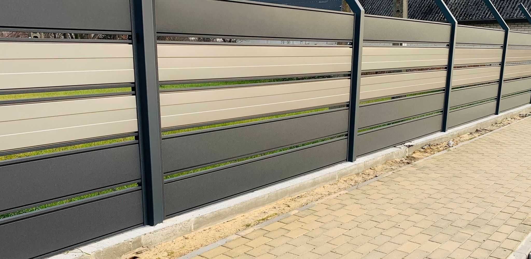 Przęsła ogrodzeniowe, panele żaluzjowe ceny producenta, płoty z blachy