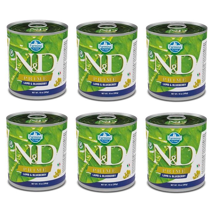 Farmina Dog N&D Prime Adult Lamb & Blueberry 6 x 285g