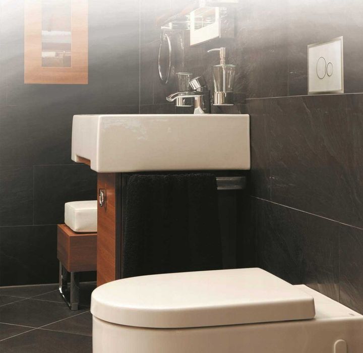 Przycisk spłukujący SANIT SK 706 (chrom mat) - nowy