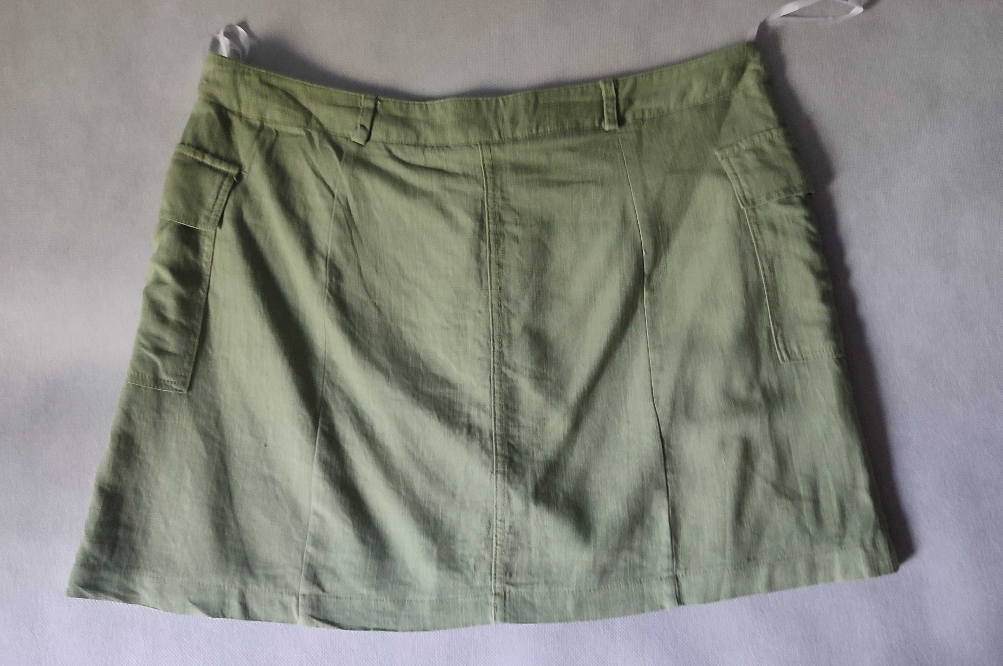 Spódnica mini kieszenie zielona Primark rozmiar 44