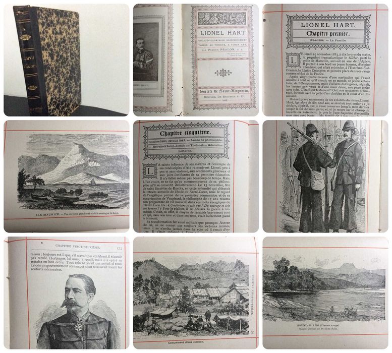 Lionel Hart, engagé-volontaire glorieusement tombé au Tonkin, , 1892.